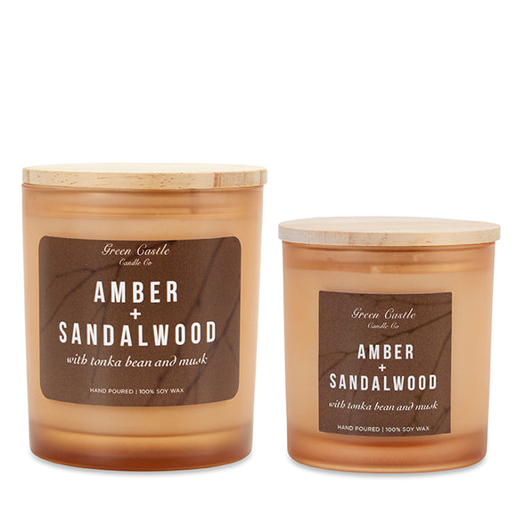 Amber Sandalwood Candles