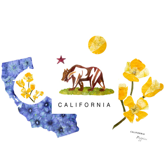 CA Love Greeting Card set